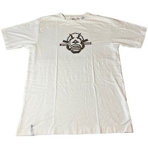LRG Lifted Research Group Graphic Tree & Bird Design White T-shirt Mens Size Med